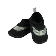 i play. by green sprouts Baby & Toddler Water Shoes | Protects Toddlers feet in & Near Water Black Size 4