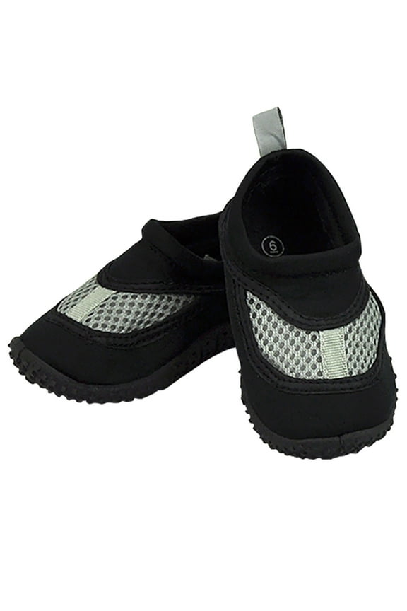 by green sprouts Baby & Toddler Water Shoes | Protects Toddler's feet in & Near Water Black Size 4