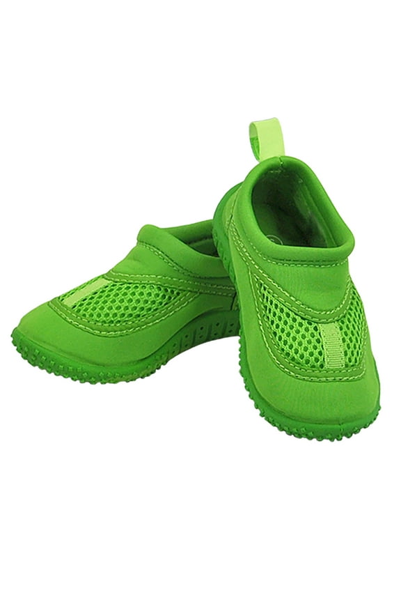 by green sprouts Baby & Toddler Water Shoes | Protects Toddler's feet in & Near Water Lime Green Size 4