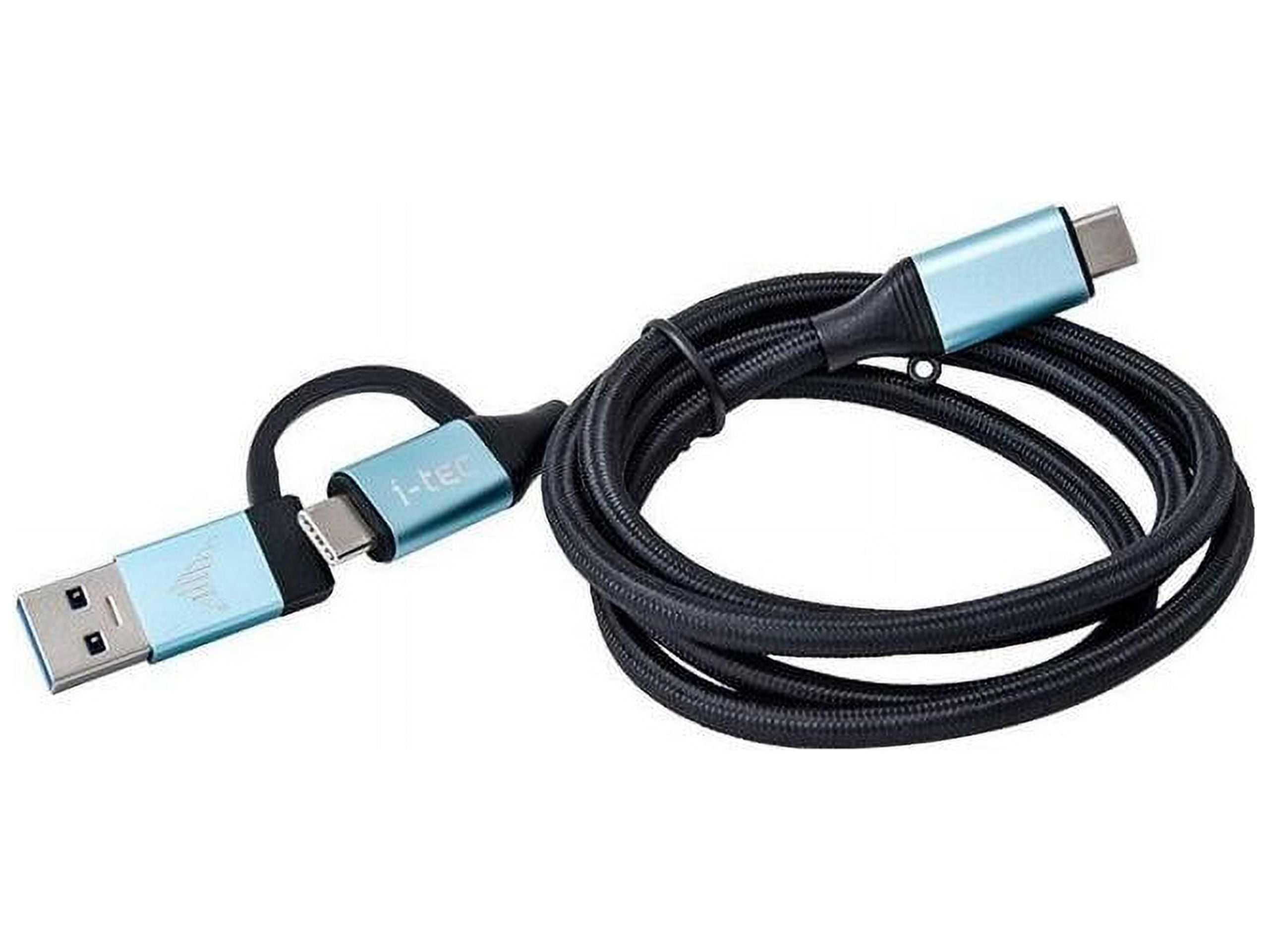 i-tec USB-C Cable to USB-C with Integrated USB 3.0 Adapter C31USBCACBL