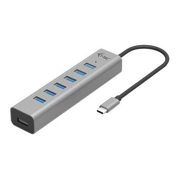 i-tec USB-C Charging Metal HUB 7 Port - USB 3.2 (Gen 1) Type C - Portable - 7 USB Port(s) - Windows, iPadOS, Linux, Mac, Android, ChromeOS