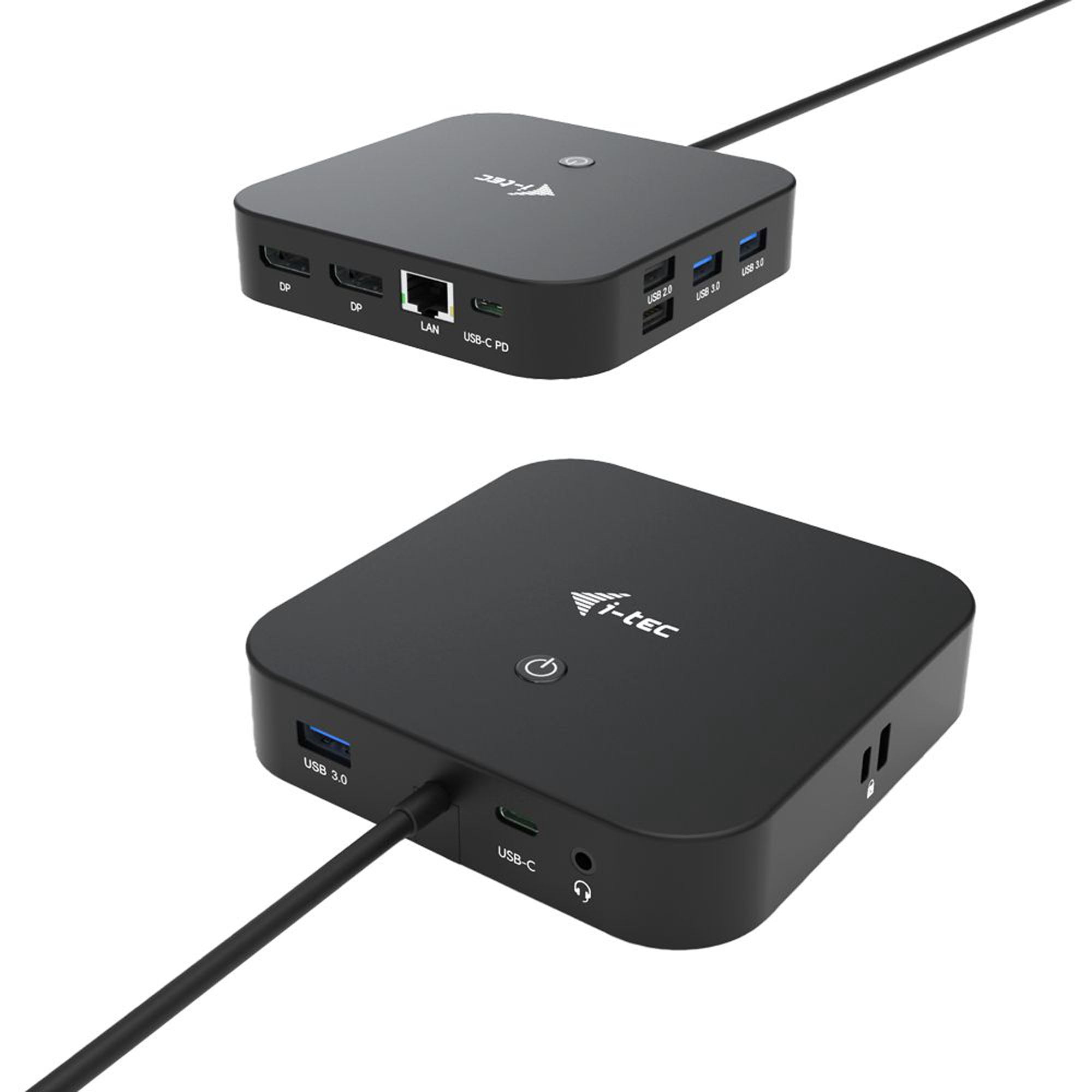 i-tec USB-C Dual Display Docking Station supporting Power Delivery 100 W