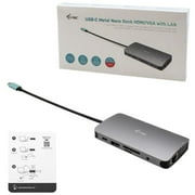i-tec USB-C Metal Nano Dock HDMI/VGA with LAN supporting Power Delivery 100 W
