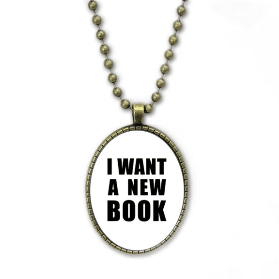 i want a new book art deco fashion necklace vintage chain bead pendant jewelry collection