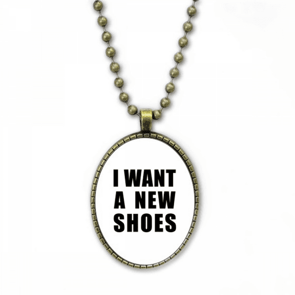 i want a new shoes art deco fashion necklace vintage chain bead pendant jewelry collection