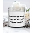 thumbnail image 1 of i wish that the joy of our love will last forever and ever Candle, Husband, Sarcasm For Husband, 1 of 2