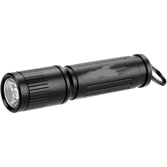 i3E EOS PMMA TIR Lens AAA EDC Flashlight Compact Keychain Flash Light (Black)