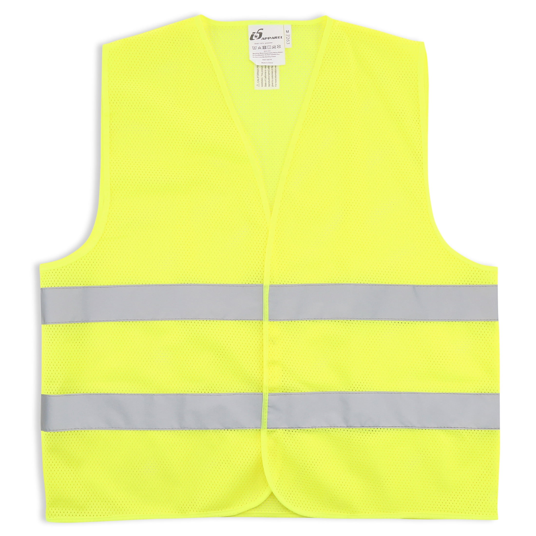 i5 Apparel Mesh Flourescent Safety Vest Sizes SmallExtra Large