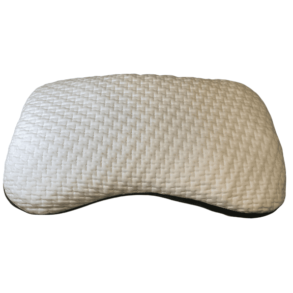 iAdjust Curve Latex Pillow for Sleeping | Queen Size | All Ages | Neck Support Relief