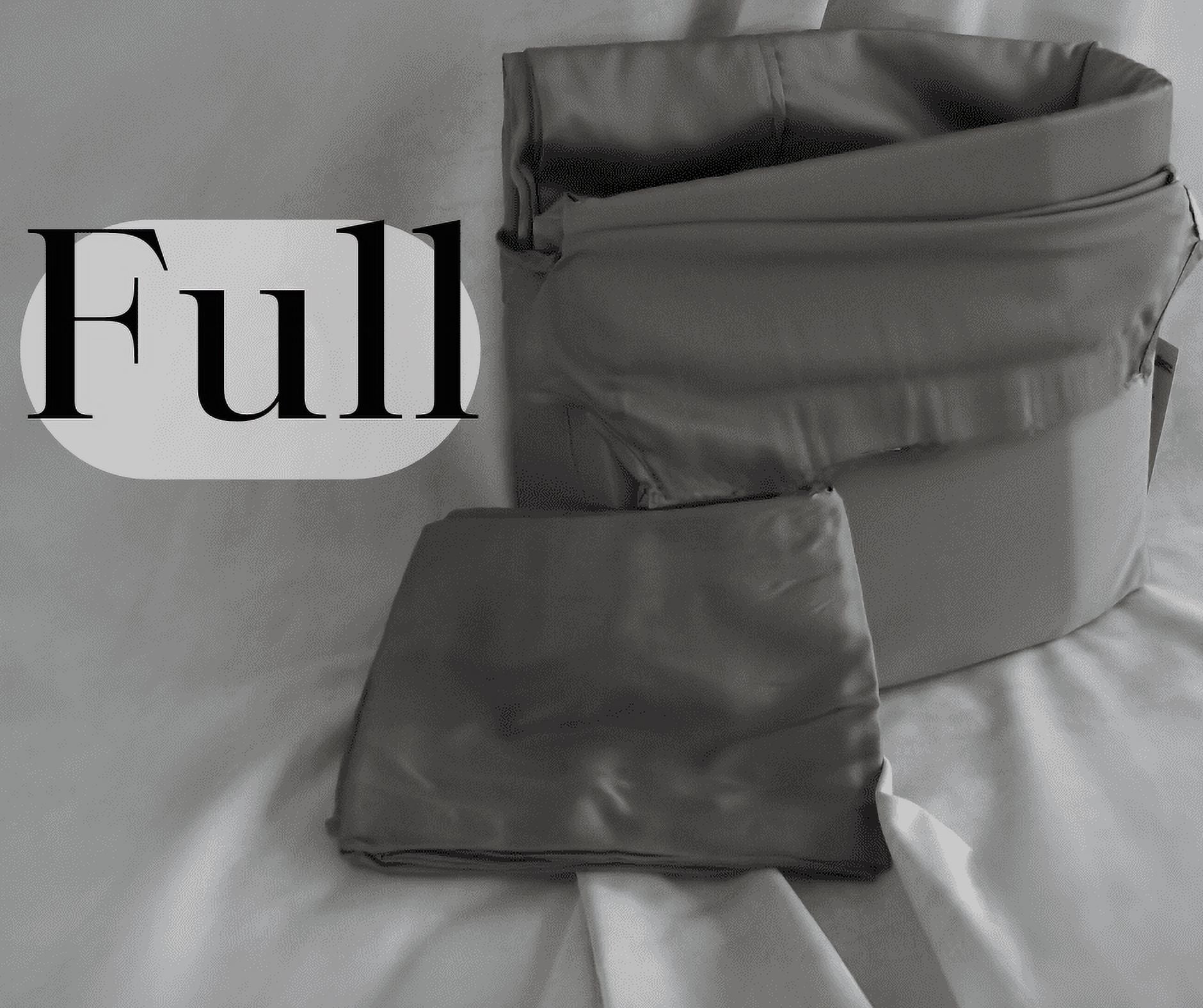 iAdjust Organic Bamboo Sheets - All Ages - Full - Charcoal