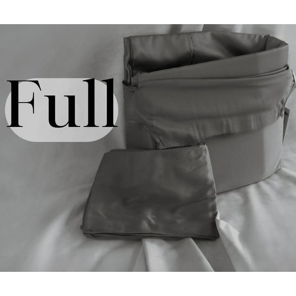 iAdjust Organic Bamboo Sheets - All Ages - Full - Charcoal