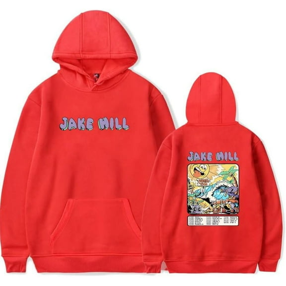 iAmJakeHill Jake Hill Summer Tour 2024 Merch Hoodie Pockets Drawstring Unisex Hooded Sweatshirt Fashion Clothing
