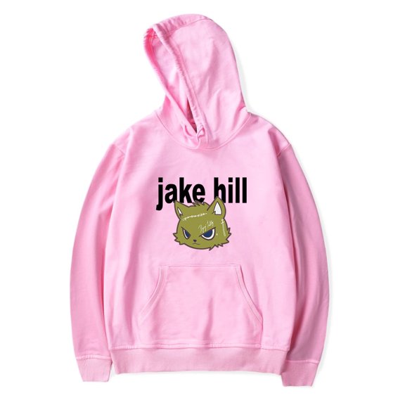 iAmJakeHill Logo Hoodie Men's Hip Hop Printing Pullover Hooded Sweatshirts