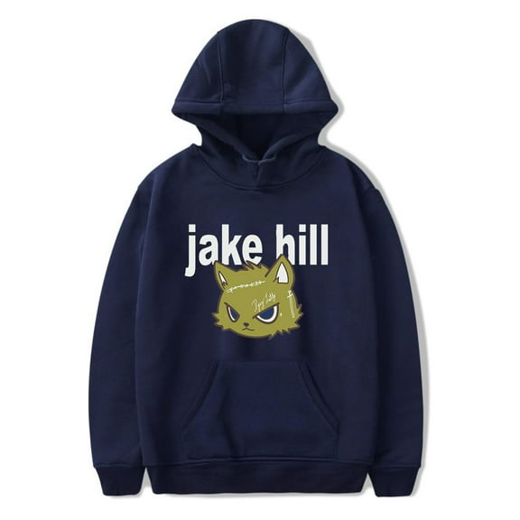 iAmJakeHill Merch Cat Hoodies Popular Graphics Unisex Trendy Casual Streetwear