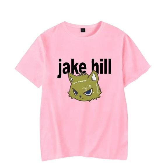 iAmJakeHill Merch Cat T-Shirt Unisex Trend Casual Short Sleeve Top