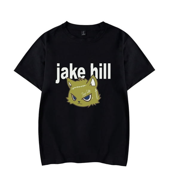 iAmJakeHill Merch Cat T-Shirt Unisex Trend Casual Short Sleeve Top