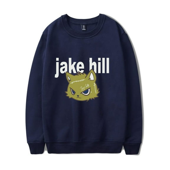 iAmJakeHill Merch Cat crew neck sweatshirt Merch Women Men Long sleeve Fashion Casual Hooded Sweatshirts
