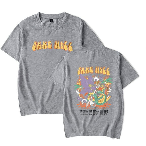 iAmJakeHill Merch I am Jake Hill Summer Tour T-Shirt Unisex Trend Casual Short Sleeve Top