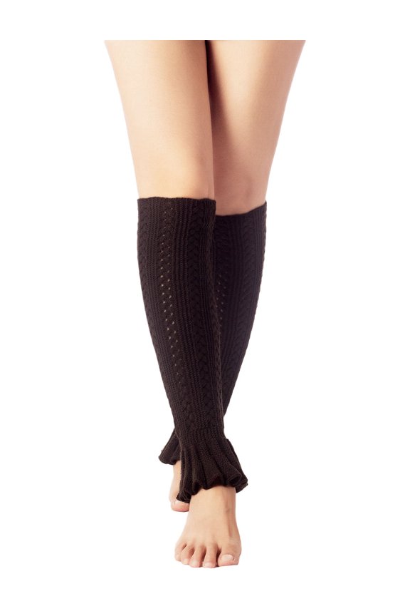 Women's Flared Cuff Ballet Dancer Running Aerobics Stretchy Leg Warmer