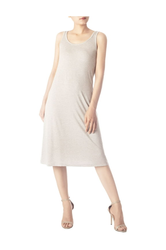 Women's Modal Cozy Knee Length Straight Casual Full Slip