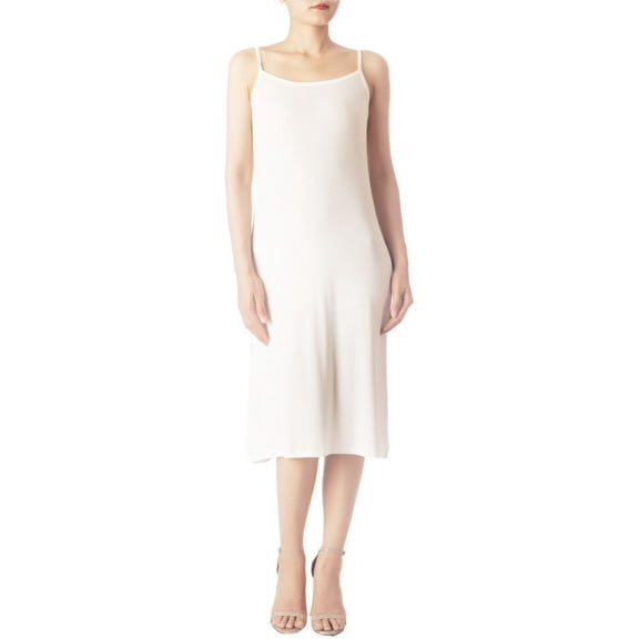 iB-iP Women's Modal Spaghetti Strap Knee Length Casual Full Slip