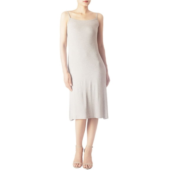 iB-iP Women's Modal Spaghetti Strap Knee Length Casual Full Slip