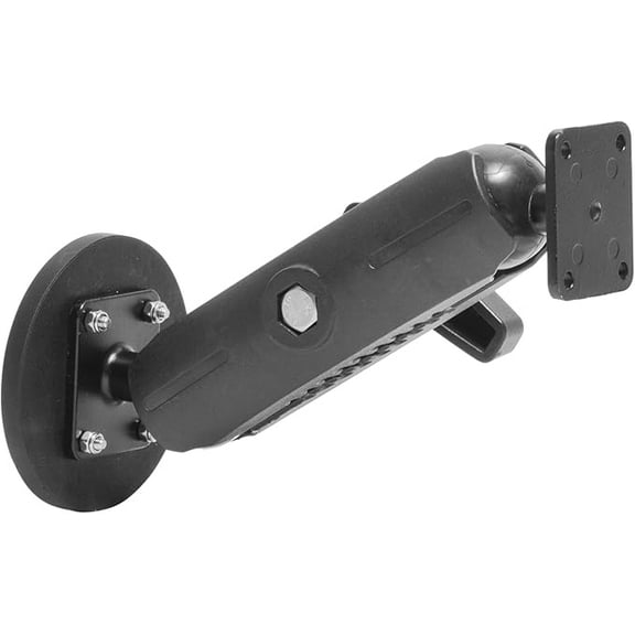 iBOLT 38mm / 1.5 inch Metal Rectangular AMPS Pattern Heavy Duty Magnetic Dual Ball Mount- Featuring a 5.75-inch Composite 38mm Bizmount Arm