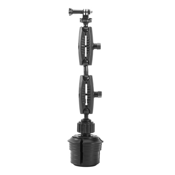iBOLT Action Camera Dual BizMount Cup Holder Mount for Camera Accessories, Action Cameras, Lights, etc.