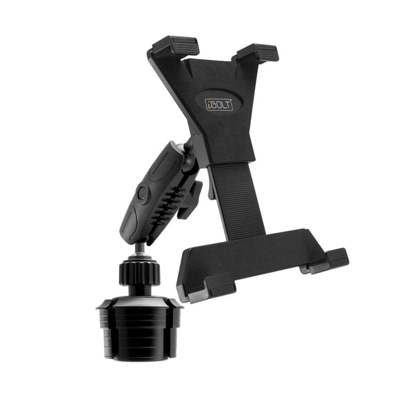 iBOLT TabDock Console Cup Holder Tablet Holder for Car, 7-10 Inch Tablets