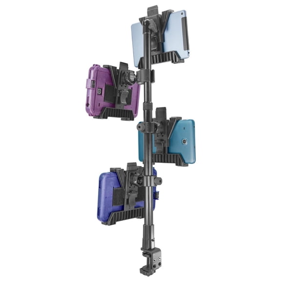 iBOLT TabDock POS Clamp Mount with 4 Tablet Holders for 7-10 Inch Tablets