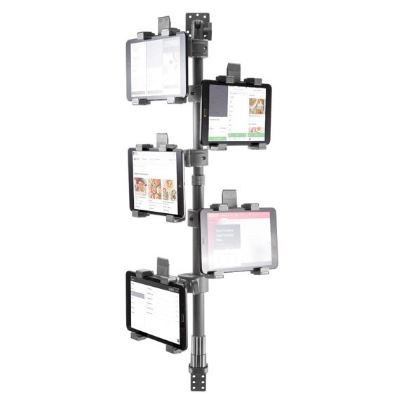 iBOLT TabDock POS Wall Mount with 5 Tablet Holders for 7-10 Inch Tablets