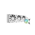 thumbnail image 1 of iBUYPOWER - AW4 360mm Radiator CPU Liquid Cooler (3 x 120mm Core Fans) with RGB Display - White, 1 of 8