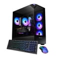 thumbnail image 1 of iBUYPOWER Element Black Gaming PC Desktop Computer Intel Core i9 14900F, NVIDIA GeForce RTX 5070 12GB, 32GB RAM, 1TB SSD, Windows 11, EBI9N5702, 1 of 11