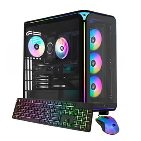 iBUYPOWER Element Gaming PC Desktop Computer AMD Ryzen 5 8400F CPU, AMD Radeon RX 6500XT 4GB GPU, 16GB DDR5 5200MHz RAM, 1TB NVMe SSD, Windows 11 Home, Gamer Keyboard and Mouse - EXBA5R65XT01