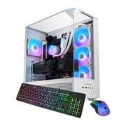 iBUYPOWER Element Gaming PC Desktop Computer AMD Ryzen 7 7800X3D CPU, AMD Radeon RX 9070XT 16GB GPU, 32GB DDR5 RGB 5200MHz RAM, 2TB NVMe SSD, Windows 11 Home, Gamer Keyboard and Mouse - EWA7R97XT01