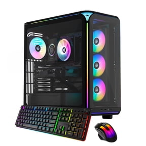 iBUYPOWER Element Gaming PC Desktop Computer AMD Ryzen 7 8700F CPU, NVIDIA GeForce RTX 5060 8GB GPU, 16GB DDR5 5200MHz RAM, 1TB NVMe SSD, Windows 11 Home, Gamer Keyboard and Mouse - EXBA7N5601