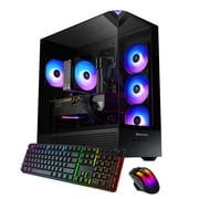 iBUYPOWER Element Gaming PC Desktop Computer AMD Ryzen 7 8700F CPU, NVIDIA GeForce RTX 5060Ti 16GB GPU, 32GB DDR5 5200MHz RAM, 2TB NVMe SSD, Windows 11 Home, Gamer Keyboard and Mouse - EBA7N56T05