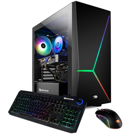 iBUYPOWER Element Pro 161i Gaming Desktop Computer, Intel Core i7-10700F 2.90GHz, 16GB RAM, 240GB SSD+2TB HDD, NVIDIA GeForce GTX 1660 6GB, Windows 10