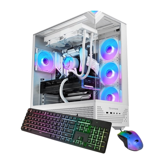 iBUYPOWER Element Pro Gaming PC Desktop Computer AMD Ryzen 7 9700X CPU, NVIDIA GeForce RTX 5070 12GB GPU, 32GB DDR5 RGB 5200MHz RAM, 2TB NVMe SSD, Windows 11 Home, Gamer Keyboard and Mouse-EPWA7N5701