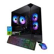 iBUYPOWER Element SE Gaming PC Desktop Computer Intel Core i5 14400F CPU, NVIDIA RTX 5050 8GB GPU, 16GB DDR4 Non-RGB 3200MHz RAM, 1TB NVMe SSD, Windows 11 Home, Gamer Keyboard and Mouse - ESI5N5503