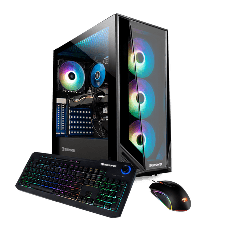 iBUYPOWER Gaming Desktop PC - (TraceMR 231i, Intel i5 11400F, 16GB DDR4 3000Memory, GeForce RTX 2060 6GB, 480GB SSD, RGB - Windows 11 Home)