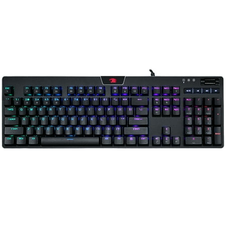 iBUYPOWER - MEK 4 - Full-size Wired RGB Mechanical Tactile Brown Switch Gaming Keyboard with Custom Lighting - Black