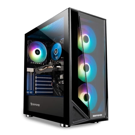 iBUYPOWER Pro Gaming PC Computer Desktop Trace 4 MR 9340 (AMD Ryzen 5 3600 3.6GHz, AMD Radeon RX 5500 XT 4GB, 8GB DDR4 RAM, 240GB SSD, WiFi Ready, Windows 10 Home)
