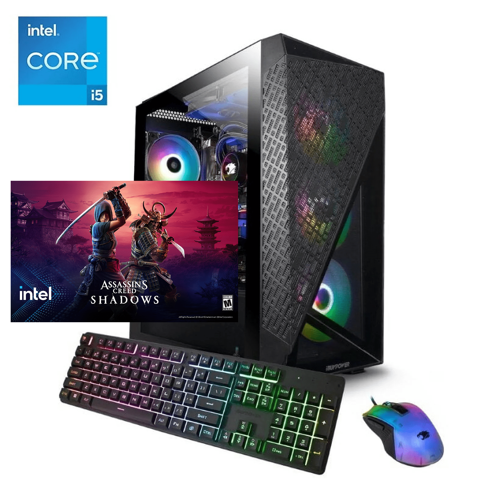 iBUYPOWER (SlateMeshI5N4602) Slate 6 Mesh Gaming Desktop, 13th Gen Core i5, 16GB RAM, 1TB SSD