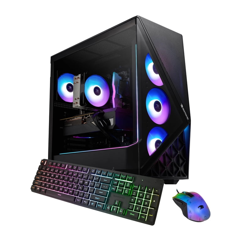 iBUYPOWER Slate Black Gaming PC Desktop Computer AMD Ryzen 5 8400F