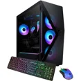 thumbnail image 1 of iBUYPOWER - Slate Gaming Desktop PC - AMD Ryzen 7 7800X3D- AMD Radeon RX 7800XT 16GB- 32GB DDR5 RGB RAM - 2TB NVMe - Black, 1 of 3