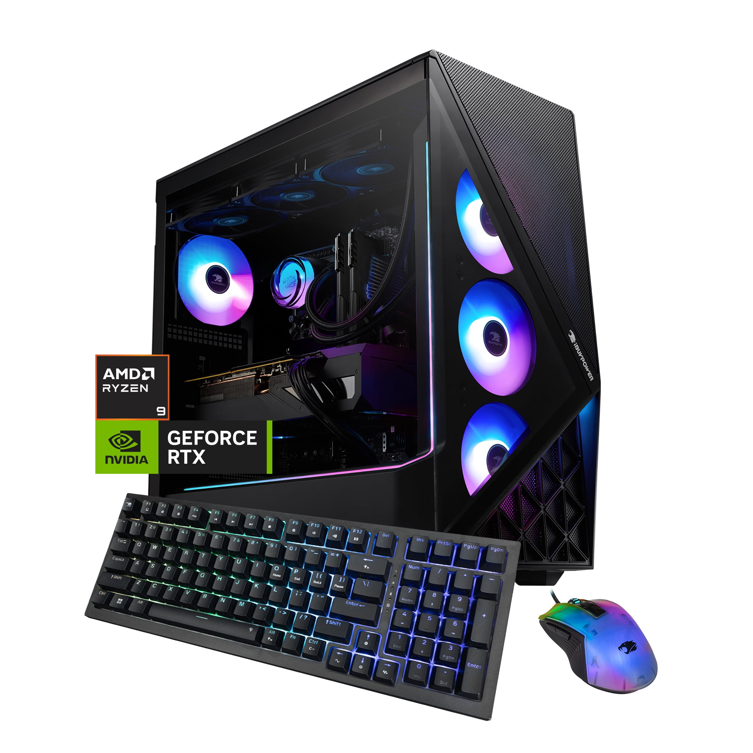 iBUYPOWER Slate Gaming PC Desktop Computer AMD Ryzen 9 7900X CPU