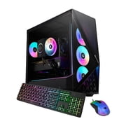 iBUYPOWER Slate Gaming PC Desktop Computer Intel Core Ultra 5 250KF Plus CPU, NVIDIA RTX 5060Ti 8GB GPU, 16GB DDR5 RGB 5200MHz RAM, 1TB NVMe SSD, Windows 11 Home, Gamer Keyboard and Mouse- SBI5N56T01