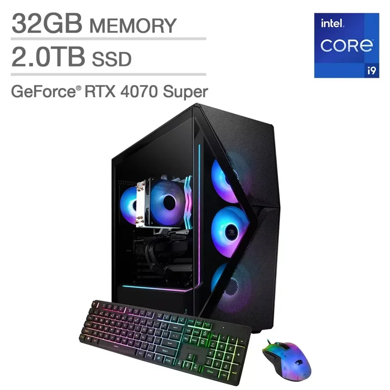 iBUYPOWER SlateMesh 8 Gaming Desktop - 14th Gen Intel Core iBUYPOWER SlateMesh 8 Gaming Desktop - 14th Gen Intel Core