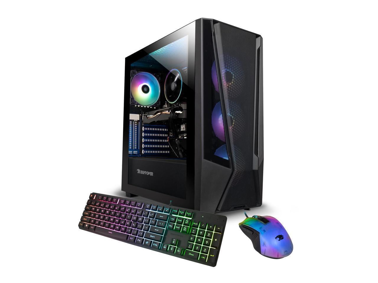 iBUYPOWER Trace 7 Mesh Gaming PC Desktop - AMD Ryzen 7 5700 - NVIDIA GeForce RTX 3050 6GB - 16GB DDR4 RGB - 1TB NVMe SSD - TMA7N3501